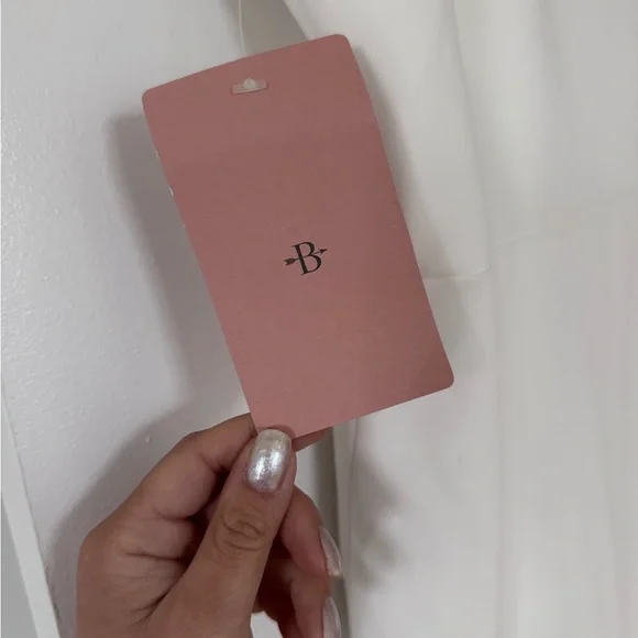 BHLDN Anthropologie Blake square neck Maxi Dress White Gown | Wedding NEW XL - Picture 6 of 10